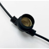 Уличная гирлянда JAZZWAY (1763) Белт-лайт PBL-S40/ L12+1,5 Black E27 (универсальное крепление) IP65 5040564A